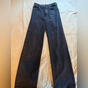 BIMBA Y LOLA Women's Wide Leg BLACK Jeans